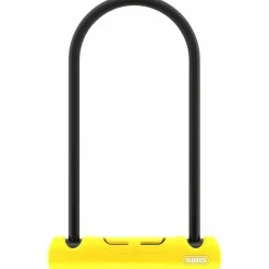 Abus ABUS 402 U-Lock - 4.3x9", Keyed, Black, Includes bracket