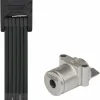 Abus Bordo 6015/90 Folding Lock with keyed alike eBike Battery Lock Core: Bosch Powertube (IT2.1), Premium Key (Plus)