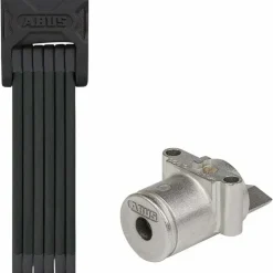 Abus Bordo 6015/90 Folding Lock with keyed alike eBike Battery Lock Core: Bosch Powertube (IT2.1), Premium Key (Plus)