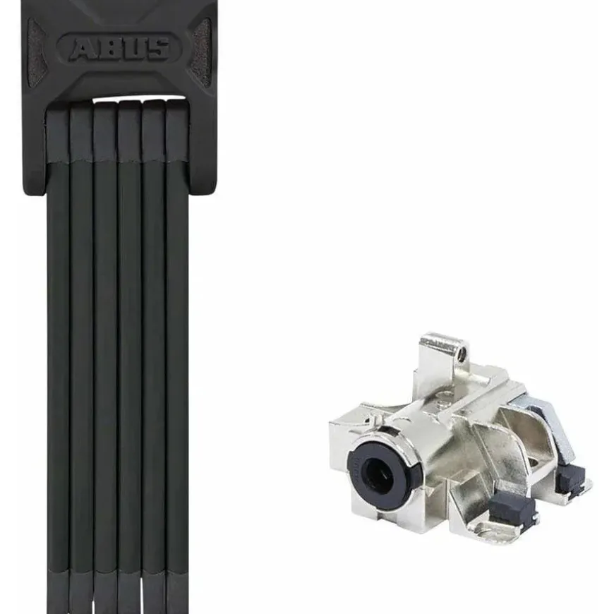 Abus Bordo 6015/90 Folding Lock with keyed alike eBike Battery Lock Core: Bosch Frame Type (DT2), Premium Key (Plus) *No Packaging