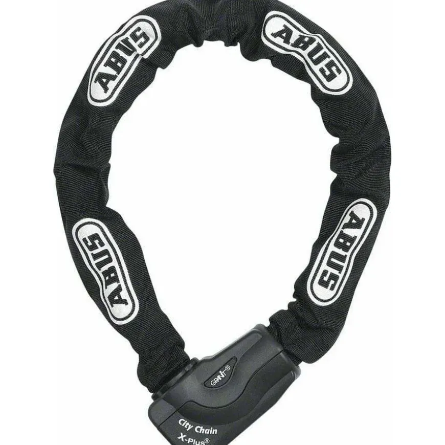 Abus Keyed Chain Bike Lock Granit City XPlus Chain (110cm): Black