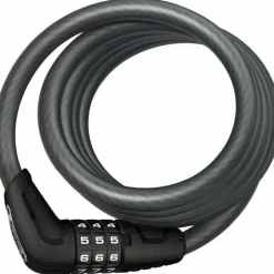 Abus Star 4508 Combination Coiled Bike Cable Lock: 150cm x 8mm