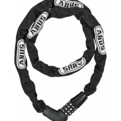 Abus Steel-O-Chain 5805C Combination Bike Lock: 110/5mm, Black