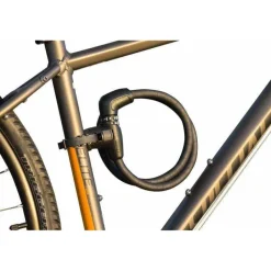 Abus Tresorflex 6615 Combination Coiled Bike Cable Lock: 120cm x 15mm With Mount