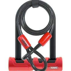 Abus Ulitimate Bike U-Lock - x 5.5", Keyed, Black, Includes Cobra cable