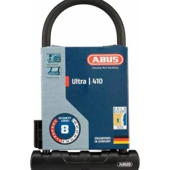 Abus Ultra 410 Bike U-Lock - 3.9 x 9", Keyed, Includes bracket
