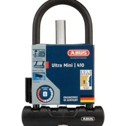 Abus Ultra 410 Bike U-Lock - 3.9 x 7", Keyed, Black, Includes bracket