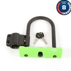 Abus Ultra 410 Mini U-Lock 12mm 5.5" x 5.9" SH34 Green