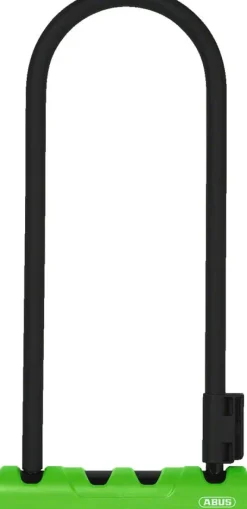 Abus Ultra 410 U-Lock - 11 x 6" SH34 Bracket Black/Green