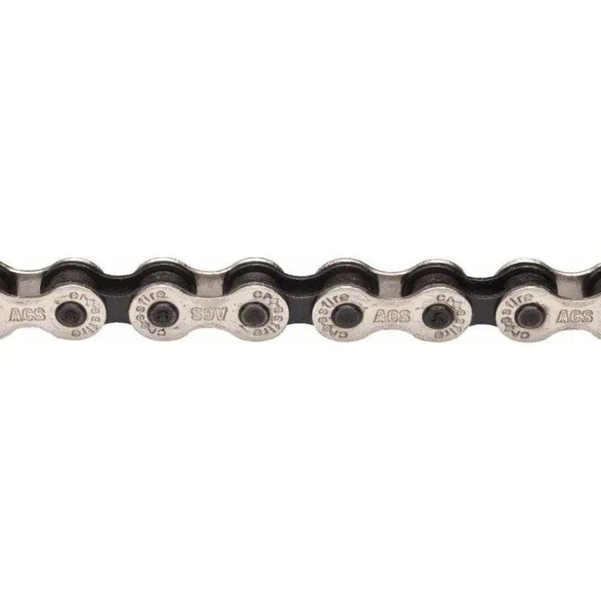 ACS Crossfire Chain - Single Speed 1/2" x 1/8", 106 Links, Silver
