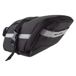 Bikase Momentum Seat Bag Velcro Straps 8x2.5x5` 110ci Black