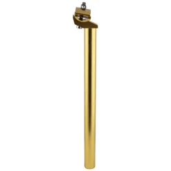 Black Ops Alloy Anodized Seatpost 25.4mm 350mm Gold Alloy 25mm