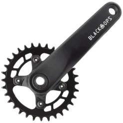 Black Ops Alloy MTB 1x 175x32 24mm crankset black