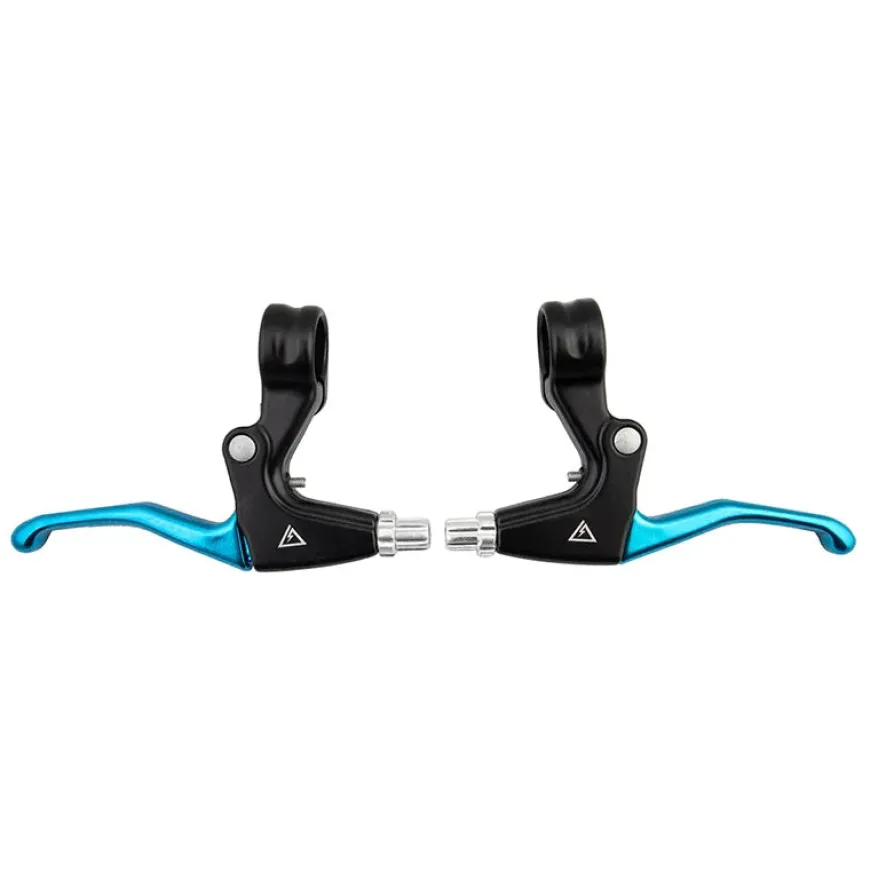 Black Ops V-Type 2-Finger Lever Blue Pair
