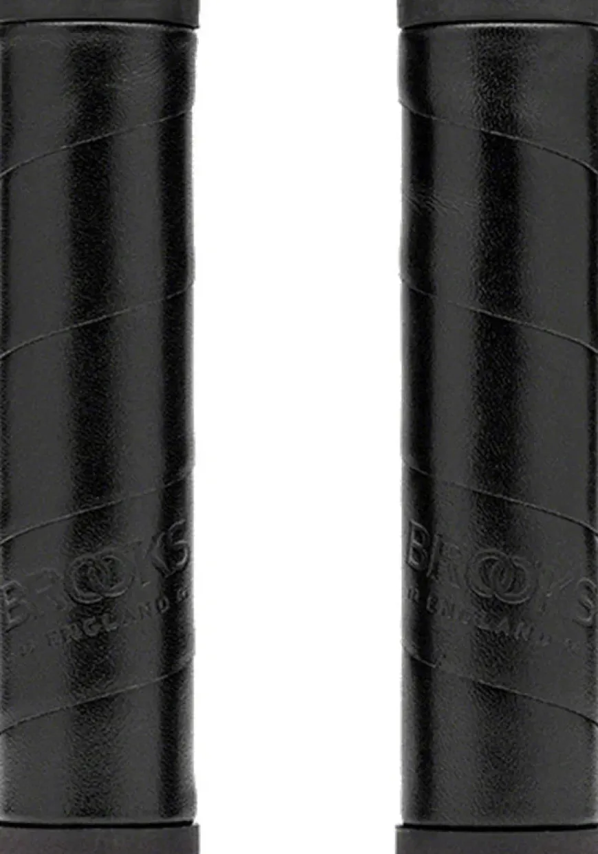 Brooks Willow Leather Grips - 130mm
