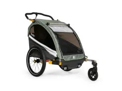 Burley DLite X Child Trailer - Double Sage Green