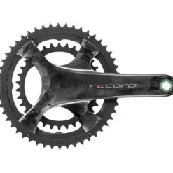 Campagnolo Record Bicycle Crankset - 175mm, 12-Speed, 50/34t, 112/146 Asymmetric BCD, Campagnolo Ultra-Torque Spindle Interface, Carbon