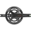 Campagnolo Super Record Bicycle Crankset with Stages Power Meter - 172.5mm, 12-Speed, 50/34t, 112/146 Asymmetric BCD, Ul-Tq Interface, Carbon