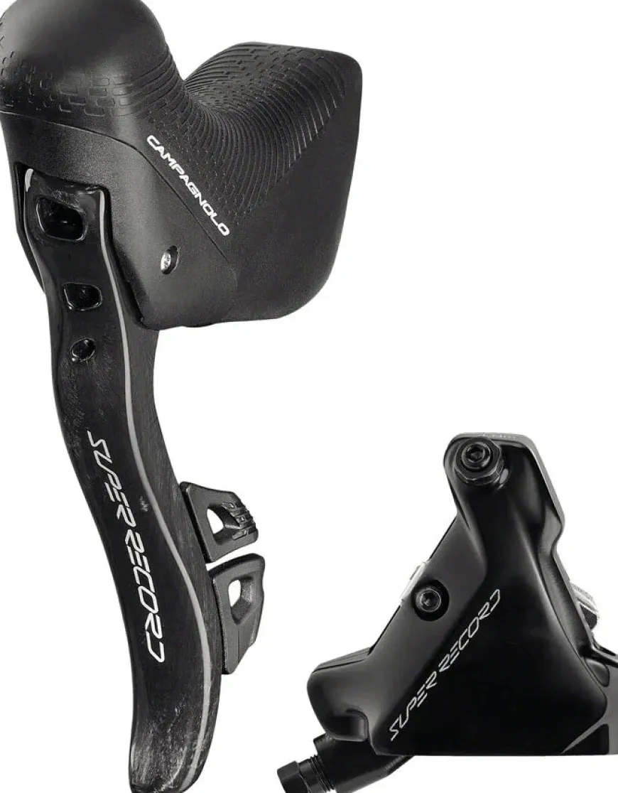 Campagnolo Super Record Ergopower Wireless Control Lever Brake Caliper - Left/Front 12-Speed 140mm Hydraulic Disc Brake Caliper