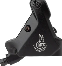 Campagnolo Super Record Ergopower EPS Hydraulic Brake/Shift Lever Disc Caliper - Left/Front 12-Speed 140mm Flat Mount Caliper BLK