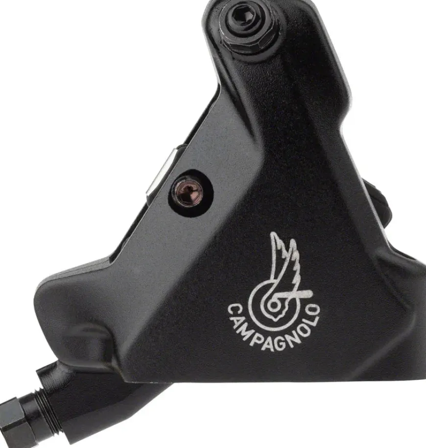 Campagnolo Super Record Ergopower EPS Hydraulic Brake/Shift Lever Disc Caliper - Left/Front 12-Speed 140mm Flat Mount Caliper BLK