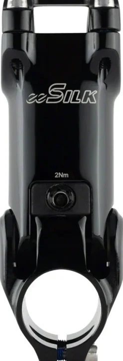 Cane Creek eeSilk Stem - 70mm 31.8mm -6 1 1/8" Alloy Black w/o Comp Switch
