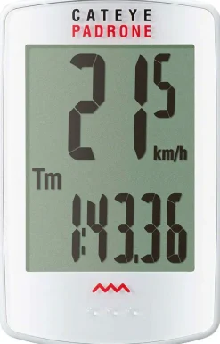 CatEye Padrone Wireless Cycling Computer - White