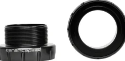 CeramicSpeed BSA Road Bottom Bracket - DUB Road Spindle Coated Races Black