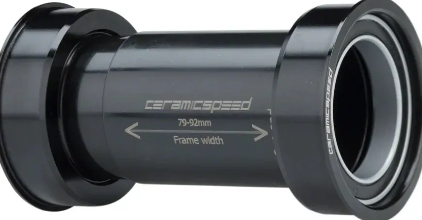 CeramicSpeed PF4630 Bottom Bracket - PF30/BBright/386EVO 30mm Spindle Coated Races BLK