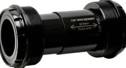 CeramicSpeed T47/73 Bottom Bracket - Shimano MTB Coated Races Black