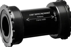 CeramicSpeed T47/86 Bottom Bracket - Shimano Coated Races Black