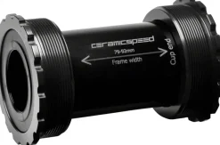 CeramicSpeed T47/86 Bottom Bracket - SRAM DUB Road Coated Races Black