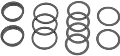 Chris King ThreadFit 30 Bottom Bracket Fit Kit 3 - English For 30mm Spindles Red