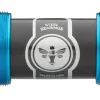 Chris King ThreadFit 24 Bottom Bracket Fit Kit 4 - English For Shimano Hollowtech II Matte Turquoise