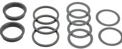 Chris King ThreadFit 30 Bottom Bracket Fit Kit 3 - English For 30mm Spindles Silver