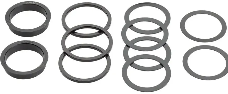 Chris King ThreadFit 30 Bottom Bracket Fit Kit 3 - English For 30mm Spindles Matte Turquoise