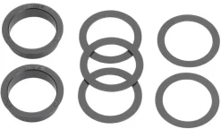 Chris King ThreadFit T47 24x Bottom Bracket Fit Kit 4 - T47 For Shimano Hollowtech II Matte Jet