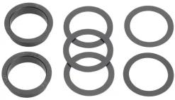 Chris King ThreadFit T47 24x Bottom Bracket Fit Kit 4 - T47 For Shimano Hollowtech II BLK