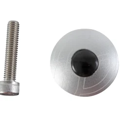 Cinelli Top Cap Kit 1-1/8" Alloy Steerers Silver