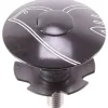 Cinelli Top Cap Kit Columbus 1-1/8" Alloy Steerers Black