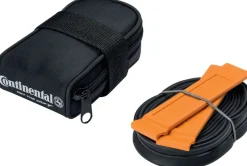 Continental Saddle Bag - Includes 700 x 18-25 Presta Tube 2 Tire Levers BLK