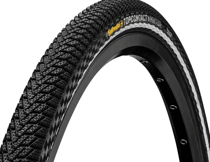 Continental Top Contact Winter II Premium Tire - 700 x 42 Clincher Folding BLK/Reflex Vectran Breaker E50