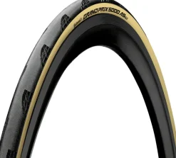 Continental Grand Prix 5000 All Season TR Tire - 700 x 28 Tubeless Folding BLK/Cream BLKChili Vectran Breaker LazerGrip