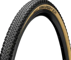 Continental Terra Speed Tire - 700 x 35 Tubeless Folding BLK/Cream BLKChili ProTection E25