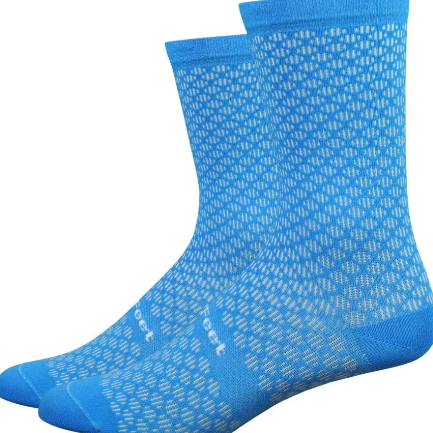 DeFeet Evo Mont Ventoux Bike Socks - Blue