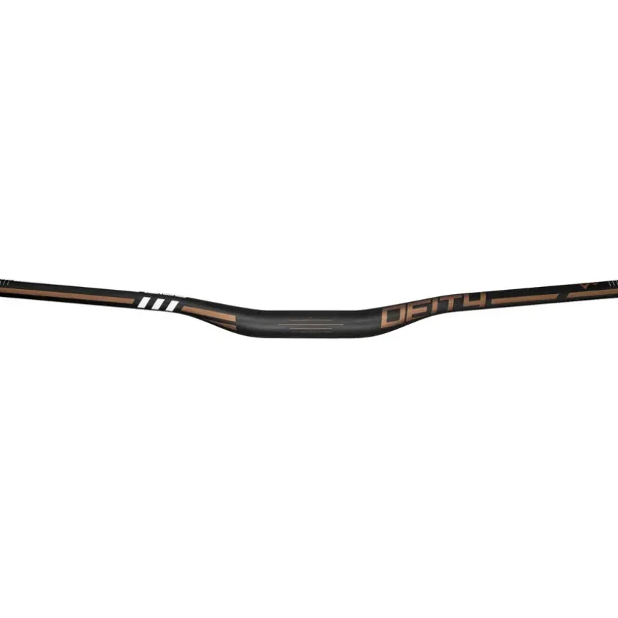 Deity Components Skywire 35 Handlebar: 15mm Rise, 800mm Width, 35mm Clamp, Black w/Bronze