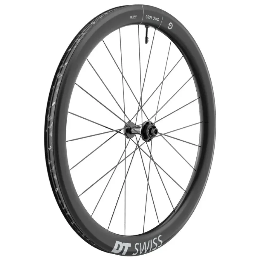 DT Swiss GRC 1400 DICUT 50 Front Wheel - 700c 12 x 100mm Center-Lock Black