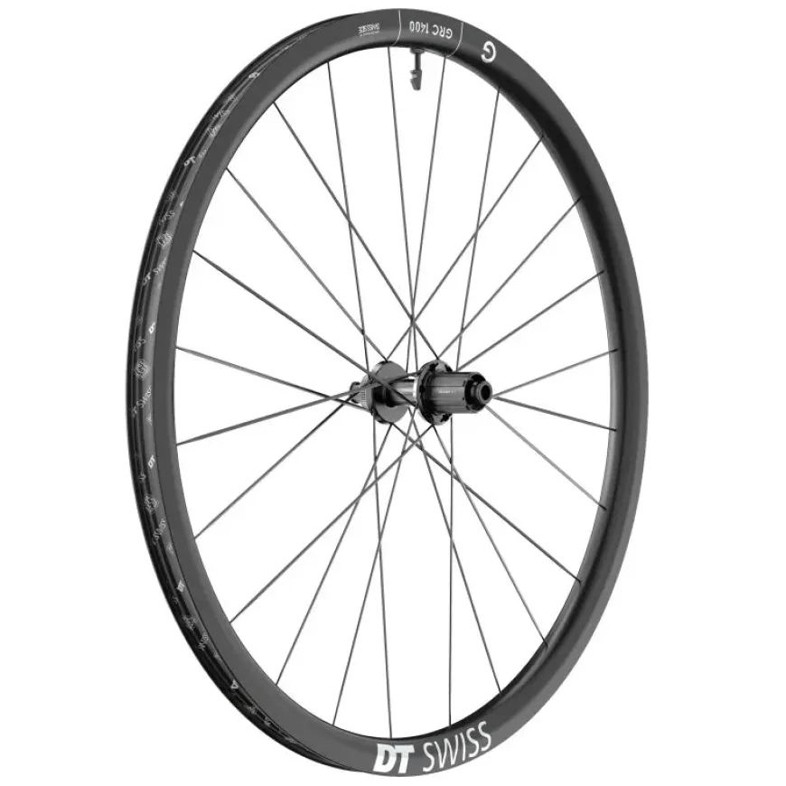 DT Swiss GRC 1400 DICUT 30 Rear Wheel - 650b 12 x 142mm Center-Lock HG 11 Road Ratchet EXP 36 BLK
