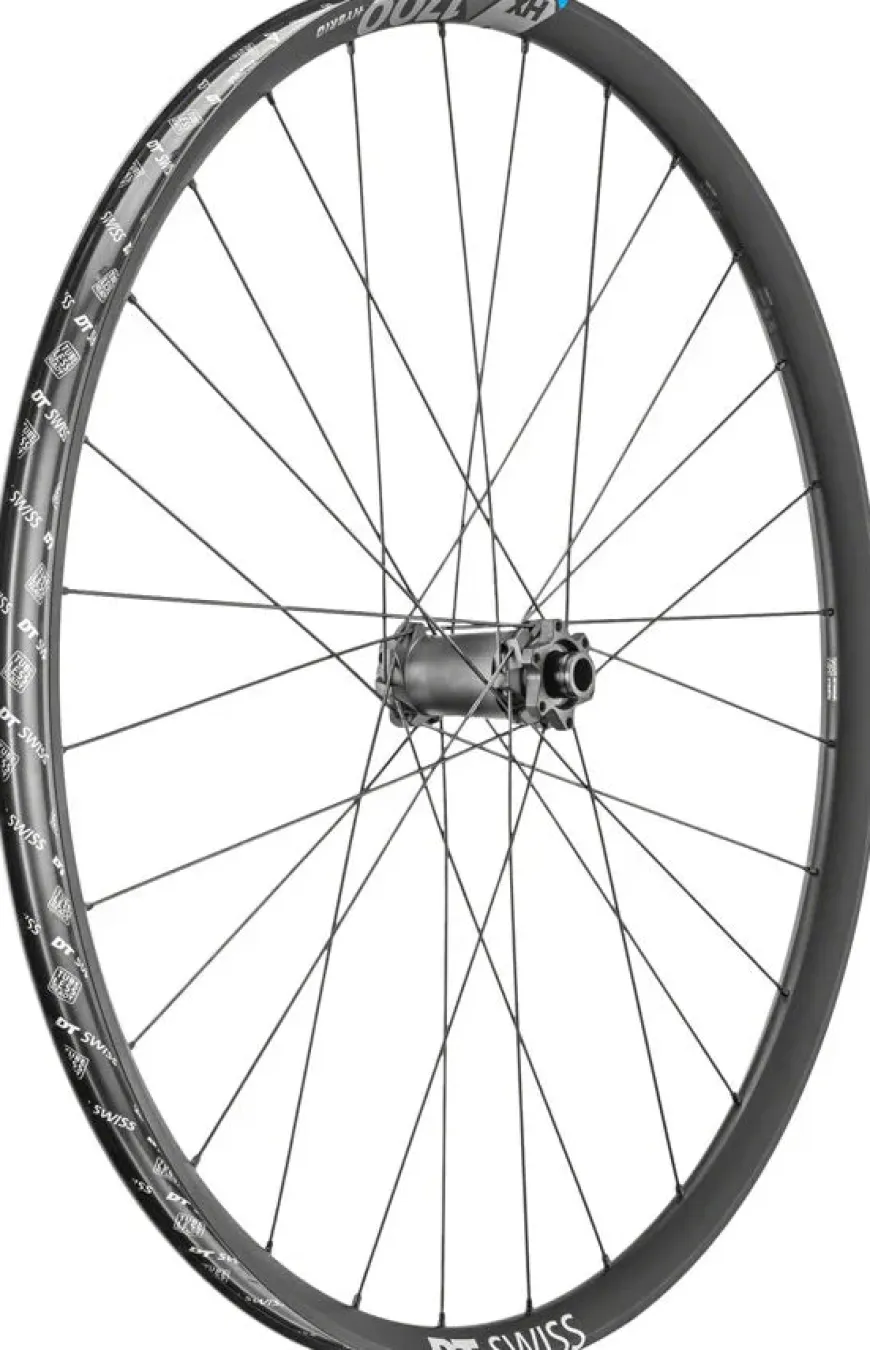 DT Swiss HX 1700 Spline LS Front Wheel - 27.5" 15 x 110mm 6-Bolt Black