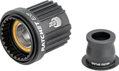 DT Swiss Ratchet EXP Freehub Body - Shimano Micro Spline MTN Light Aluminum Ceramic Bearing Kit w/ End Cap 12 x 142/148 mm